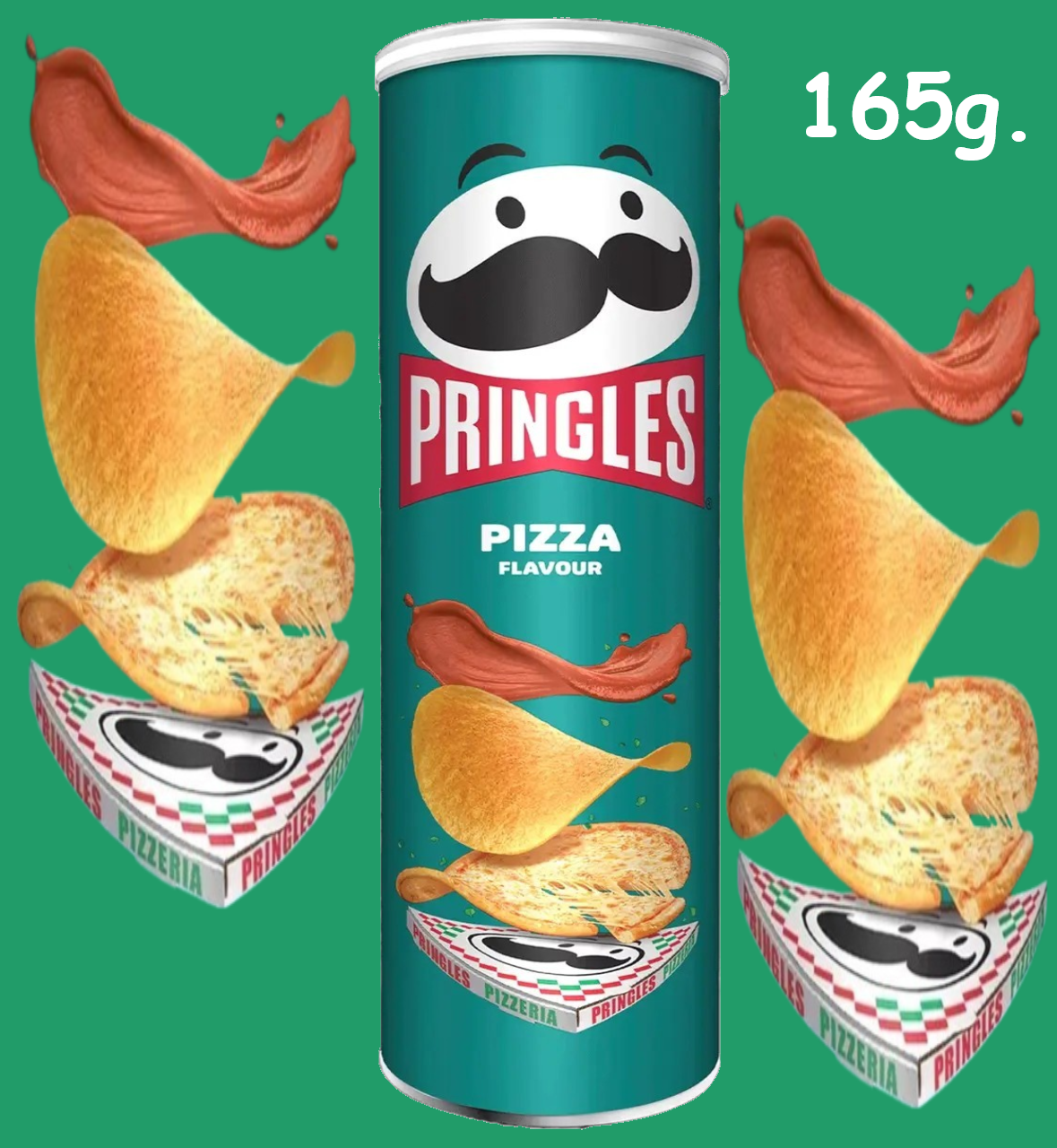 Чипсы Pringles Pizza Flavour Пицца 165г., 1шт.