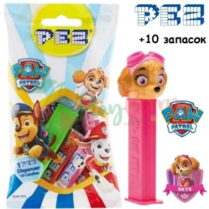 Іграшка + 10 запасок цукерок PEZ® PAW Patrol Skye, 85г. — Photo 13