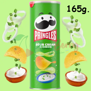 Упаковка чипсов с солью и уксусом Pringles Salt &amp; Vinegar 165г., 1шт. — Photo 13