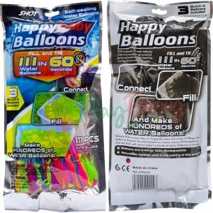 Упаковка повітряних кульок Пастель блакитний 20см, 100шт. — Photo 20