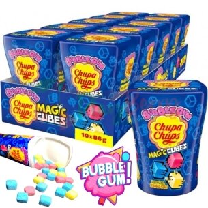 Упаковка жевательной резинки Chupa Chups Magic Cubes Gum, 10шт. — Photo 9