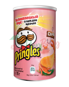Упаковка чіпсів &quot;Pringles&quot; ORIGINAL / Texas Bbq Sauce, барбекю 165гр.*19шт. — Photo 32