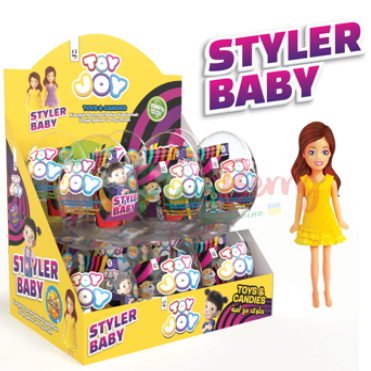Упаковка пластикових яєць і солодким драже &quot;CandyToys&quot; Лялечка Lolly 12шт.