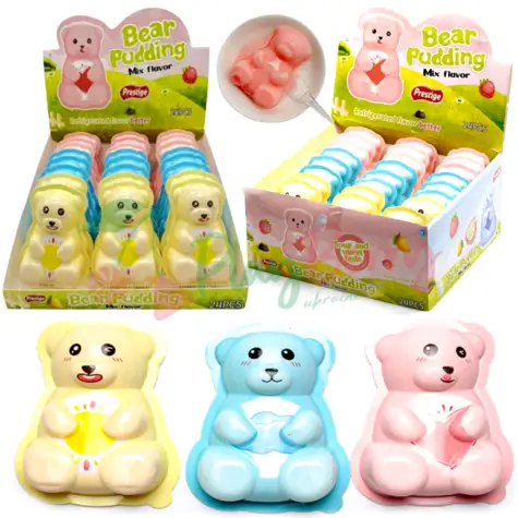 Упаковка желейного пудингу Bear Pudding, 24шт.