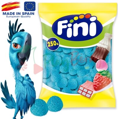 Упаковка жевательного мармелада FINI Голубые ягоды, 1.5кг, 250шт.