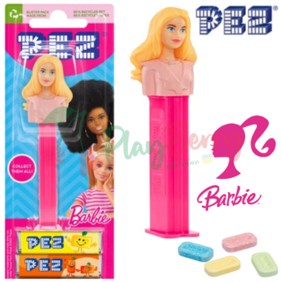 Игрушка с конфетами PEZ® Barbie Blonde Hair, 17г.
