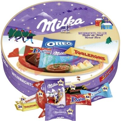 Набор Milka Шоколадные конфеты+Шоколад 8 вкусов, 196г.