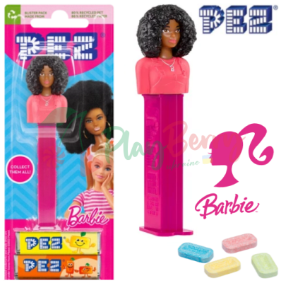 Игрушка с конфетами PEZ® Barbie Curly Hair, 17г.