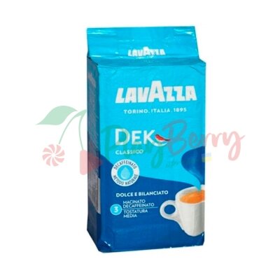 Кофе Lavazza Dek молотый без кофеина 250г