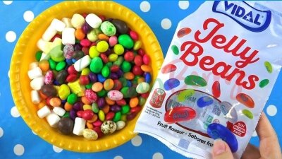 Фруктові Желейні Цукерки VIDAL Jelly Bean Боби, 85г.*14шт. — Photo 2