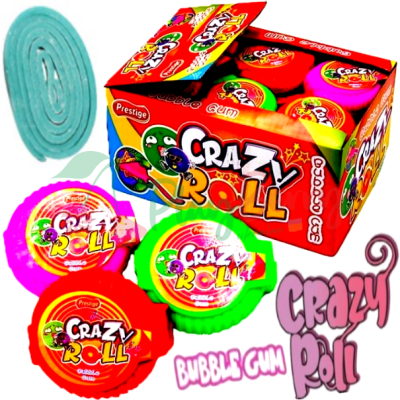 Упаковка жевательной резинки Crazy Roll Рулетка, 24шт.