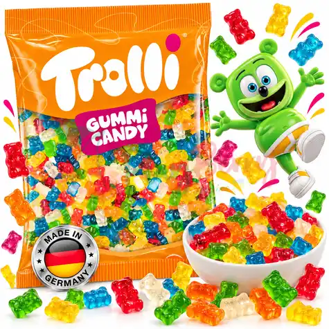 Упаковка мармеладних цукерок Trolli Bears Ведмедики 1000 гр.