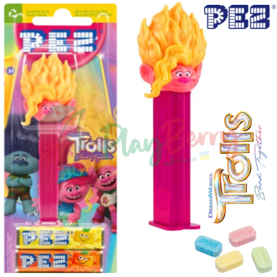 Игрушка с конфетами PEZ® Trolls Viva, 17г.