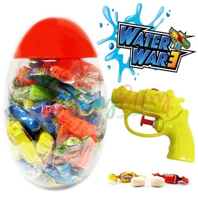 Упаковка водных пистолетов Profisa Water Gun с жевательными конфетами, 30шт.