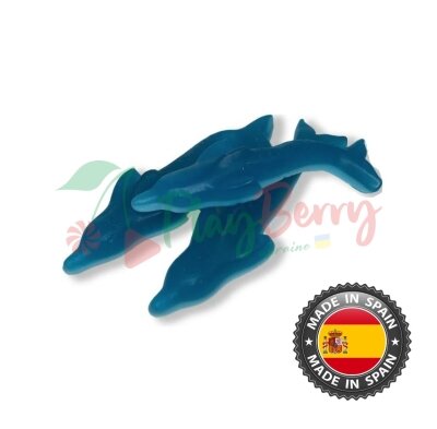 Упаковка жевательного мармелада FINI Гигантские дельфины, 30 шт/1кг. — Photo 1