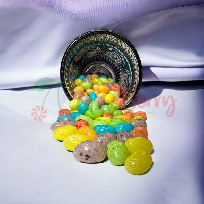 Упаковка фруктових рябеньких желейних бобів ACME FATE Jelly Beans Shiny боби, 2.5кг. — Photo 1