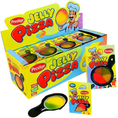 Упаковка желейних цукерок Jelly Pizza на пательні, 30шт.