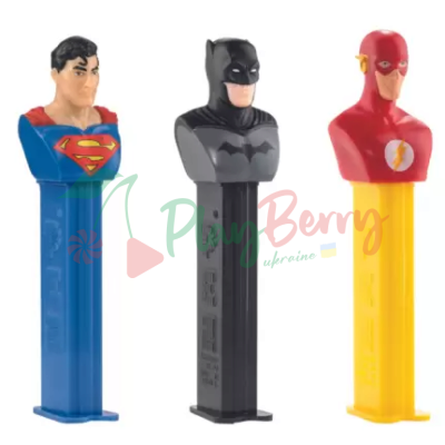 Игрушка с конфетами PEZ® DC Heroes Flash Человек-Молния, 17г. — Photo 1