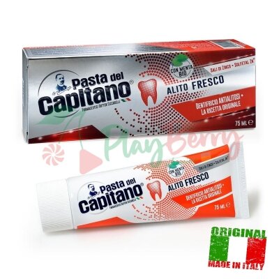 Зубна паста Pasta del Capitano Свіже дихання, 75мл.