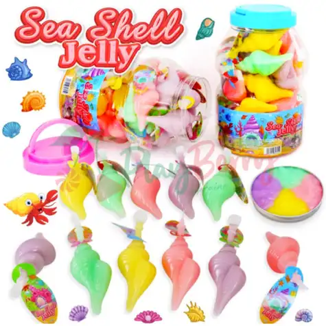 Упаковка желейного пудинга Gelly Sea Shell Pudding в ракушках, 30шт.