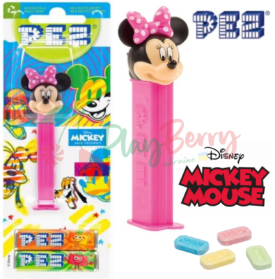 Іграшка з цукерками PEZ® Mickey and Friends Minnie Mouse, 17г.