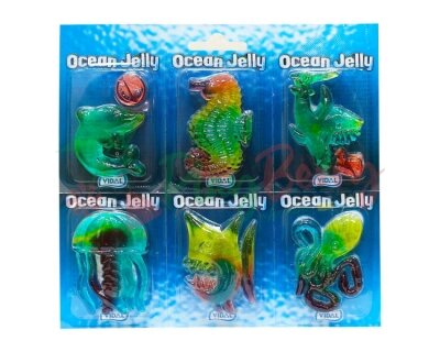 Упаковка желейних цукерок VIDAL морські тварини Ocean Jelly 11г*66шт уп. 726г — Photo 3