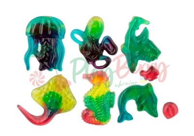 Упаковка желейних цукерок VIDAL морські тварини Ocean Jelly 11г*66шт уп. 726г — Photo 2