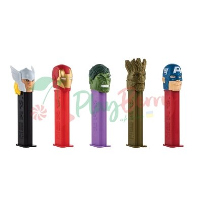 Іграшка з цукерками PEZ® Marvel Thor Тор, 17г. — Photo 1