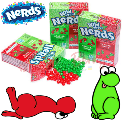 Драже Nerds Candy Watermellon &amp; Cherry, 46,7г.