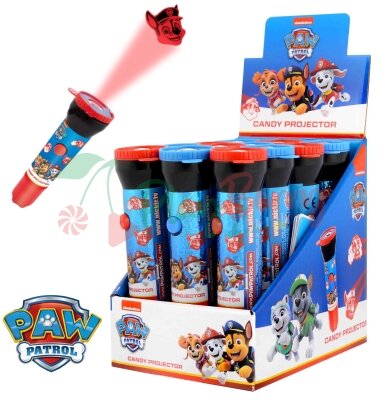 Упаковка льодяників в Ліхтарику Paw Patrol Projector Pop, 12шт.