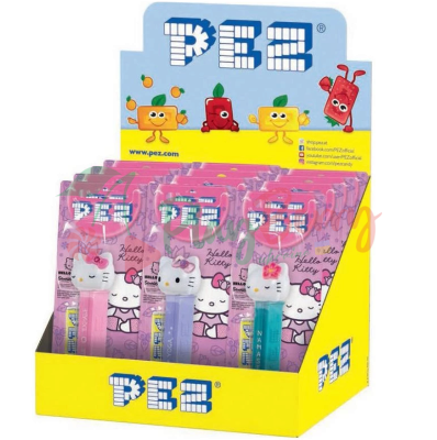 Іграшка з цукерками PEZ® Hello Kitty Yoga, 17г. — Photo 1