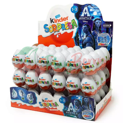 Упаковка шоколадных яиц Kinder Surprise, 72шт. — Photo 1