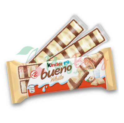 Упаковка Kinder Bueno White, 15шт. — Photo 2