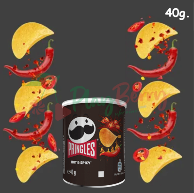 Чипсы Pringles Hot &amp; Spicy Острые специи 40г., 1шт.