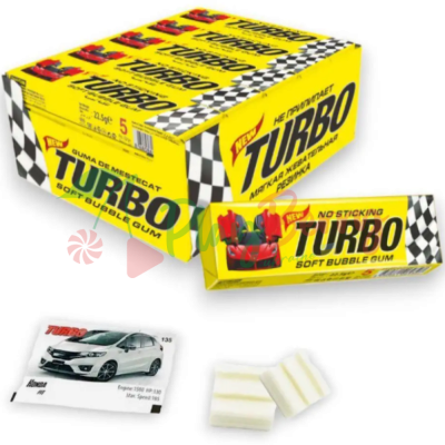 Упаковка жувальної гумки Turbo стік 20шт.
