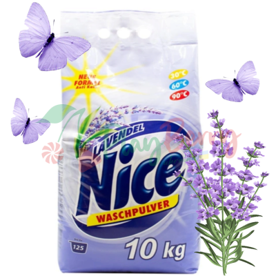 Стиральный порошок Nice Lavender, 10кг. (125 стирок)