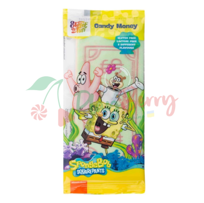 Упаковка съедобных денег в индивидуальной упаковке Sponge Bob Candy Money, 50шт. — Photo 1