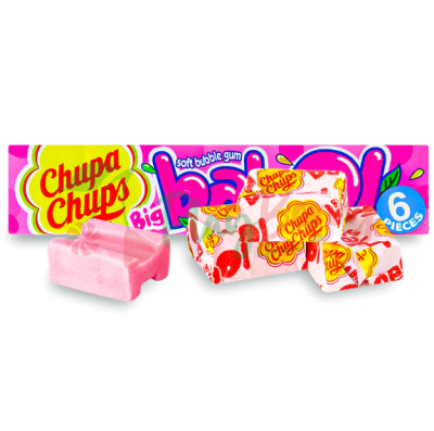 Упаковка жувальної гумки Chupa Chups Babol Тутті-Фрутті, 20шт. — Photo 1