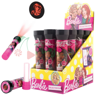 Упаковка льодяників в Ліхтарику Barbie Projector Pop, 12шт.