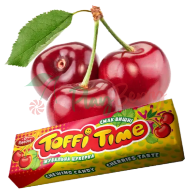 Упаковка жувальних цукерок Toffi Time Вишня, 20шт. — Photo 1