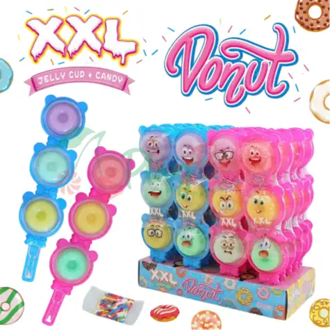Упаковка конфет Donut XXL Желейный донат, 20шт.