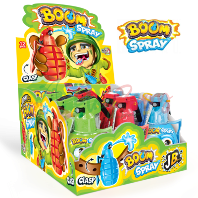 Упаковка Спрей-карамели JOHNY BEE® Boom Spray, 12 шт/уп. — Photo 1