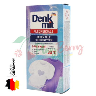 Кислородный пятновыводитель с содой Denkmit Fleckensalz 3-Fach-Kraft, 500г.
