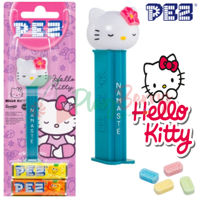 Іграшка з цукерками PEZ® Hello Kitty Namaste, 17г.