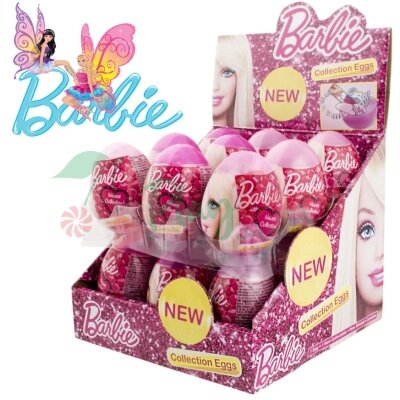 Упаковка пластикових яєць з іграшкою Barbie Plastic Egg, 18шт.