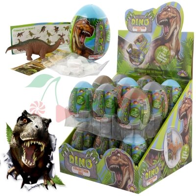 Упаковка пластиковых яиц Dino Collection Динозавры 18 шт.