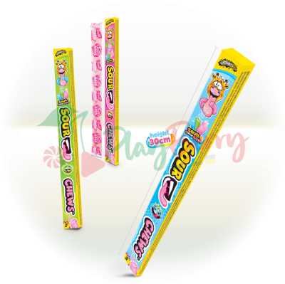 Упаковка жевательных конфет Johny Bee Sour Chews, 24шт. — Photo 1