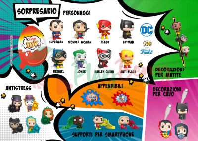 Упаковка Kinder Joy Funko Pop DC Heroes, 72 шт — Photo 2