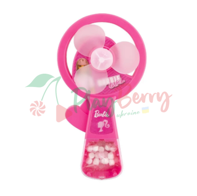 Упаковка вентиляторів з цукерками Barbie hand fan, 12шт. — Photo 1