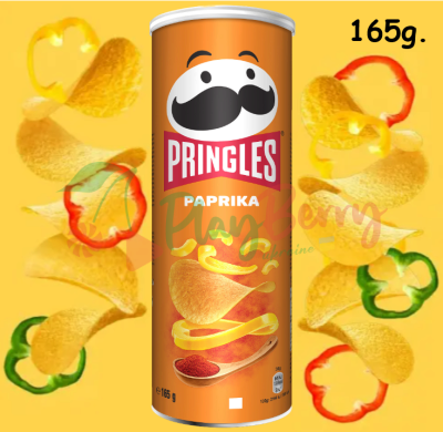 Чіпси Pringles Paprika Паприка 165г., 1шт.